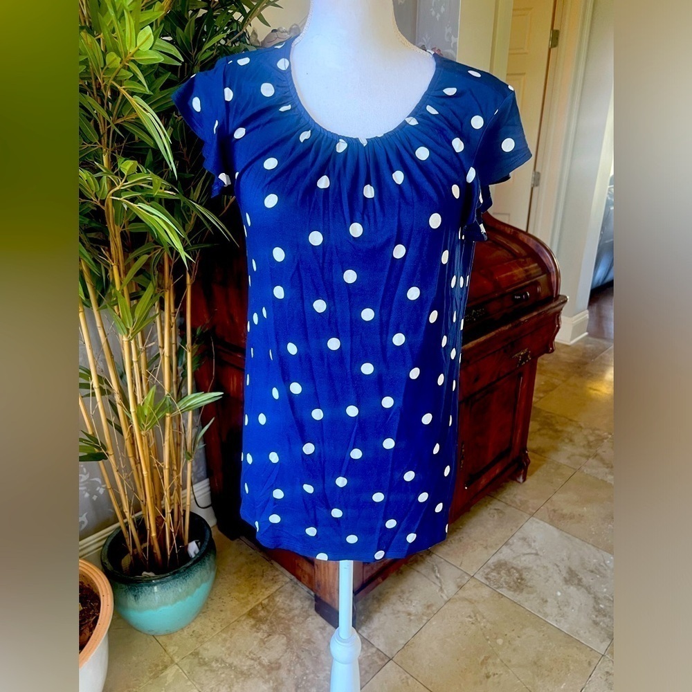 Croft and Barrow ladies crewneck short sleeve top good condition, medium - Picture 5 of 9
